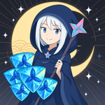 Genshin Impact Bênção da Lua Nova + 8080 Cristais Gênesis