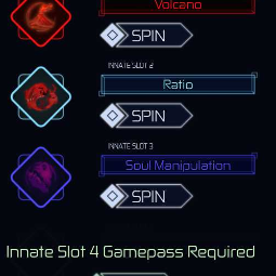 Jujutsu Infinite | Innate Slot 3 + Skip Spins | lv. 153 | Volcano + Ratio + Soul Manipulation + Ratio | Robux 285 | Unverified 1