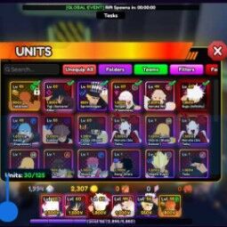 Anime Vanguards [56lvl] + Anime Adventures [127 lvl] | AA | AV | Roblox | Account 0