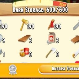 25 level | Land Tools Farm | Barn Storage 600 | Silo Storage 200 | Android & iOS 0