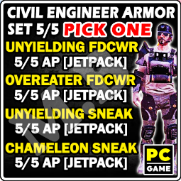 ONE Civil Engineer Armor Set ( JETPACK ) Read discrption 0