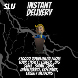 [PC] ×10000 Bobblehead From your choice : Leader , Big guns , small guns, intelligence, explosive, energy weapons  (instant delivery) 0