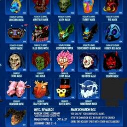 [PC] All 20 Rare Fasnacht Masks (instant delivery) 0