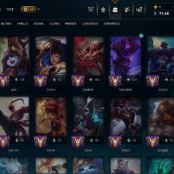 🔥【EUNE】🔥 ✅ 409 SKINS ✅SEASON PLAT 1 ✅ 172 champion (all unlocked) ✅ 953 LEVEL ✅BEST SKİNS ✅ 80K BE ✅304 emotes ✅429 icons ✅1 riot points✅317 chromas ✅62 wards thumbnail