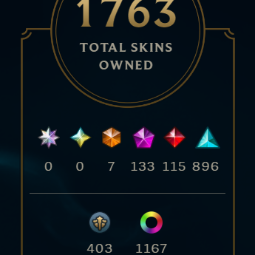 [EUW] Handleveled Acc | 1763 Skins | 1167 Chromas | ALL Champs | OGE | Clean Acc (no bans/restr)