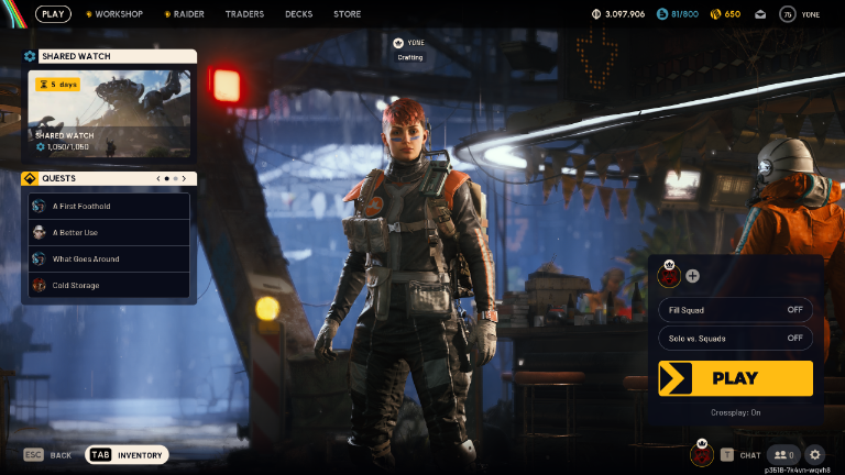 Level 75 Stash 280 All Workbenches Maxed | 59/74 Blueprints + 4 Million Coins ( Tempest – Bobcat – Snaphook- Mk3 Survivor ) Full Access