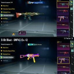⚡  M4A1 Roaring Immolation LEVEL 5⚡ UMP45 LEVEL 4 ⚡ level 50+ ⚡ 4 Material | ⚡ Instant Delivery 0