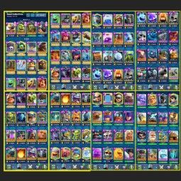 👑  20 WIN CRL BADGE 🔥➡👑 KING LEVEL 15 (60) 👑 ➡ ✅ 15x BEST EVOLUTION  ✅ 80 MAX CARD ✅ 25 ELITE CARD ✅ 14 TOWER SKIN ✅ 128 RARE EMOTE ✅ BEST-UC ✅ 9000 YROPHY 4