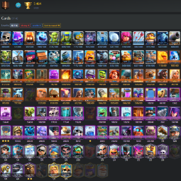 KT 14 | 46 lvl | 18 ETAPAS | 2 CAMPEONES | 5464 Trofeos | 3 Cartas lvl 14 | entrega inmediata 0