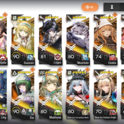 [Android/IOS] Endgame Global Lv120 81⭐6 | Ling Max Potent, Marcille Potent 5 | 19 Limited | Full Collab Operator | 93 PO, 65K Orundum 0