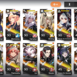 [Android/IOS] Endgame Global Lv120 81⭐6 | Ling Max Potent, Marcille Potent 5 | 19 Limited | Full Collab Operator | 93 PO, 65K Orundum 2