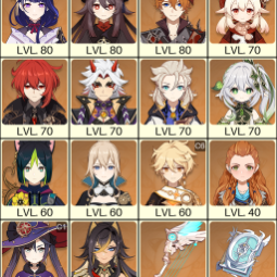 💚[EU] AR 55 💚 17x Five Stars 💚 43 Chars 💚 Hu Tao C1 & Raiden  & Tartaglia & Albedo & Klee & Nahida &  Itto 0
