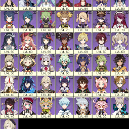 💚[EU] AR 58 💚 27x Five Stars 💚 63 Chars 💚 Wanderer & Arlecchino & Furina & Yelan & Raiden  &  Kazuha & Nilou & Mualani & Clorinde & Mavuika & Zhongli & Nahi 1