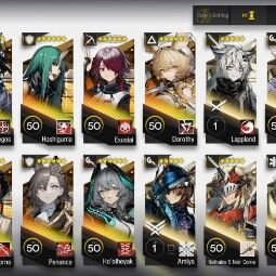 アカ 海外 初期垢 11⭐、6、3 リミデット W集ヴィルトゥオーサ 、ロゴス、攻城戦、いばら、星熊、苦行、EXUSIAI、ホールヘヤック、ドロシー 0