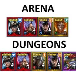 🔥Top Start 🔥 Double Mythical Nais the Shadowthief + Toshiro the Bloody + Alice + Oboro + Fenax + Lady Annabelle + Painkeeper + 11 Legendaries + 27 Epic Heroes 2