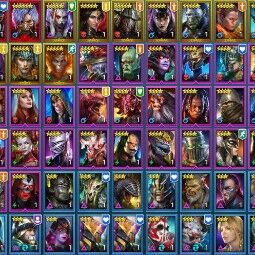 🔥Top Start 🔥 Double Mythical Nais the Shadowthief + Toshiro the Bloody + Alice + Oboro + Fenax + Lady Annabelle + Painkeeper + 11 Legendaries + 27 Epic Heroes 1