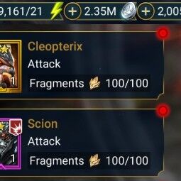 🔥Top Start 🔥 Double Mythical Gizmak the Terrible + Alaz + Kreela + Alice + Geomancer + Godseeker + Genbo + Skraank + Toragi + 11 Legendaries + 34 Epic 3