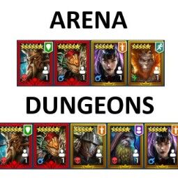 🔥Top Start 🔥 Double Mythical Lazarius + Alaz the Sunbearer + Gurptuk + Alice + Venomage + Fahrakin + Stag Knight + Vergis + 12 Legendaries + 35 Epic Heroes 2