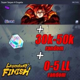 DB05 🔥 ULTRA SS4 Gogeta 🔥 30K-50K random Chrono Cristals 🔥 0-7 LL/LF 🔥 ULTRA Goku 🔥 ANDROID ONLY 0
