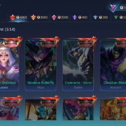 NL129/lvl 104/315 skin/RENOMADO I/todos EMBLEMA max/LUNOX lendario/MOSKOV ALLSTAR/ROGERTRANSFORMER/AURORAKOF/3 LUCKYBOX(ZILONG,FREYA,URANO)/BENED COLLECTOR/16EPIC 0
