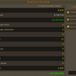 2148 Total level | 126 Combat level | 170M Total XP | 279 Quest Points 2