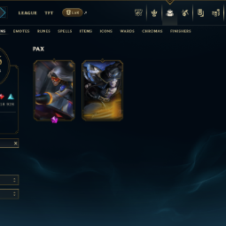 [NA] 1796 skins~5 Victorious+Dark Cosmic Erasure Jhin+PAX Twisted Fate+2043 Chromas+1534 Icons+840 Myth Essence+2600 Skin Shards