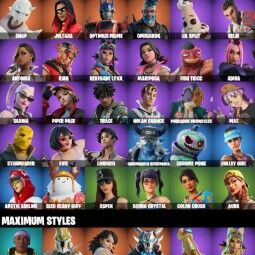 🎆36 SKINS ⚡️PC/PSN/XBOX/NINTENDO⚡️ DARTH VADER 👑 AURA 👑 JOLTARA 👑 KHABY LAME 👑 ARCTIC ADELINE 👑 SLED READY GUFF ⚡️FULL ACCESS 0