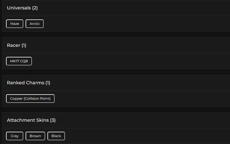 Level 71 | Ranked Ready | 2 Universal | #9029