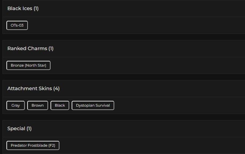 Level 74 | Ranked Ready | 1 Black Ice | #4753
