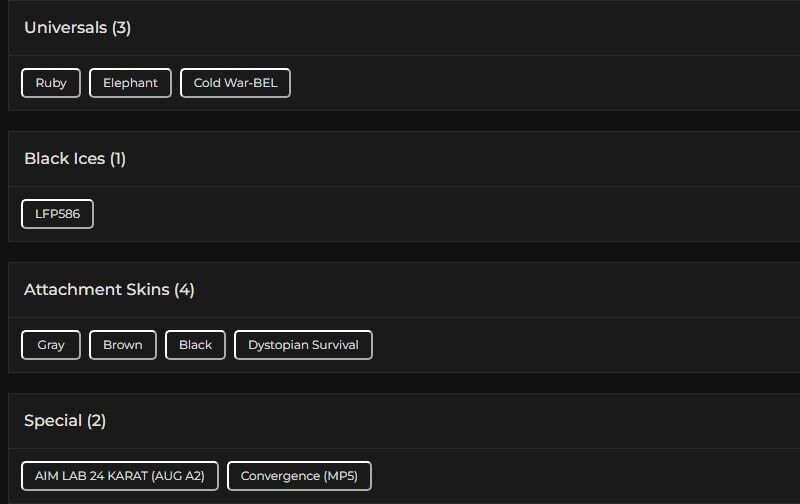 Level 75 | Ranked Ready | 1 Black Ice | 3 Universal | #9547