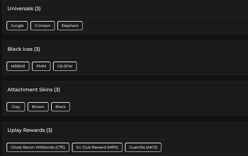 Level 80 | Ranked Ready | 3 Black Ice | 3 Universal | 1 Elite | #9152