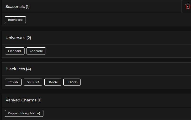 Level 95 | Ranked Ready | 4 Black Ice | 2 Universal | #1832