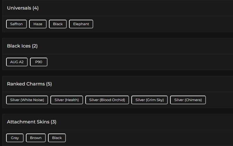 Level 108 | 5x Silver | 2 Black Ice | 4 Universal | 1 Elite | #7581