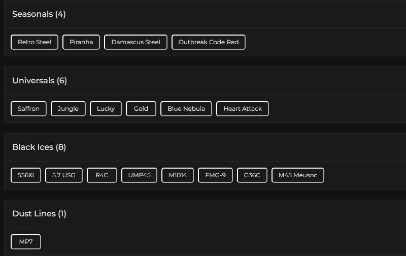 Level 165 | Diamond | 8 Black Ice | 6 Universal | 1 Elite | #6955 Level 165 | Diamond | 8 Black Ice | 6 Universal | 1 Elite | #6955