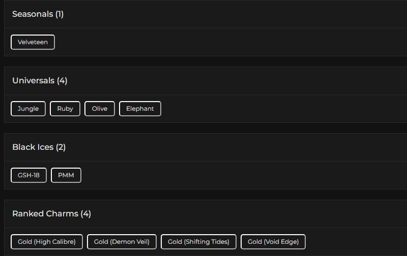Level 139 | 4x Gold | 2 Black Ice | 4 Universal | 3 Elite | #6705 Level 139 | 4x Gold | 2 Black Ice | 4 Universal | 3 Elite | #6705