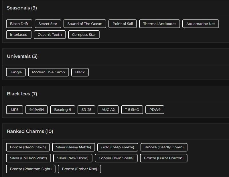 Level 153 | Gold | 7 Black Ice | 3 Universal | 1 Elite | 2 Pro League | #9130