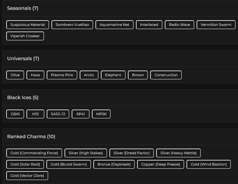 Level 226 | 5x Gold | 5 Black Ice | 7 Universal | 1 Pro League | #2986 Level 226 | 5x Gold | 5 Black Ice | 7 Universal | 1 Pro League | #2986