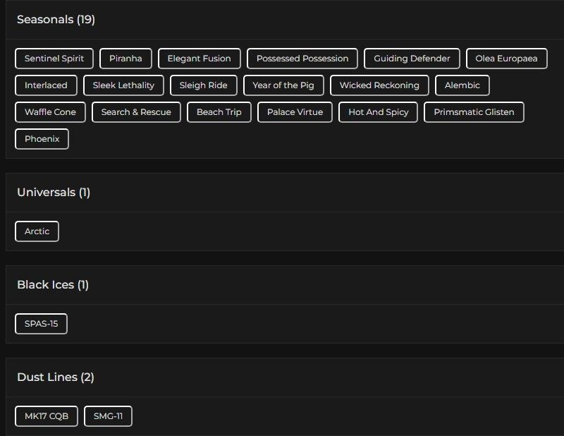 Level 71 | Ranked Ready | 1 Black Ice | 1 Universal | #4689