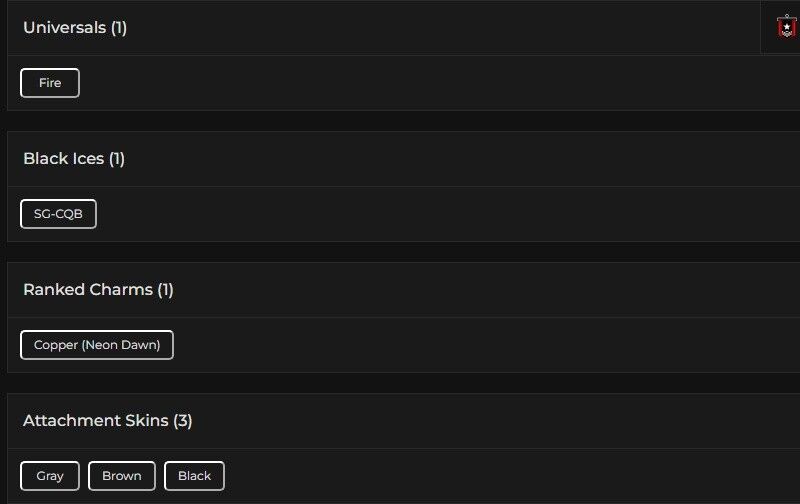 Level 80 | Ranked Ready | 1 Black Ice | 1 Universal | #7108