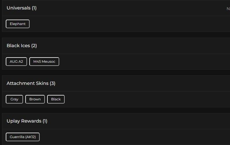 Level 87 | Ranked Ready | 2 Black Ice | 1 Universal | #5649