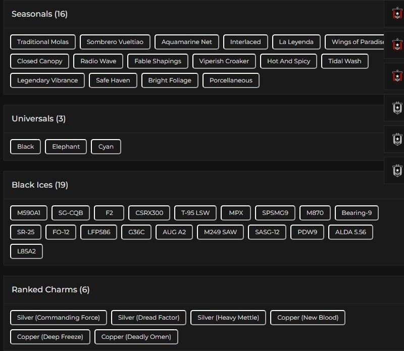 Level 111 | 3x Silver | 19 Black Ice | 3 Universal | #4285