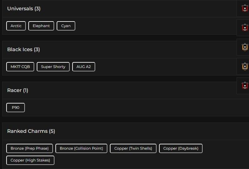 Level 112 | Ranked Ready | 3 Black Ice | 3 Universal | #2773