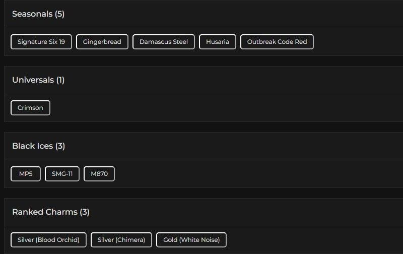 Level 89 | Gold | 3 Black Ice | 1 Universal | 1 Elite | #5602