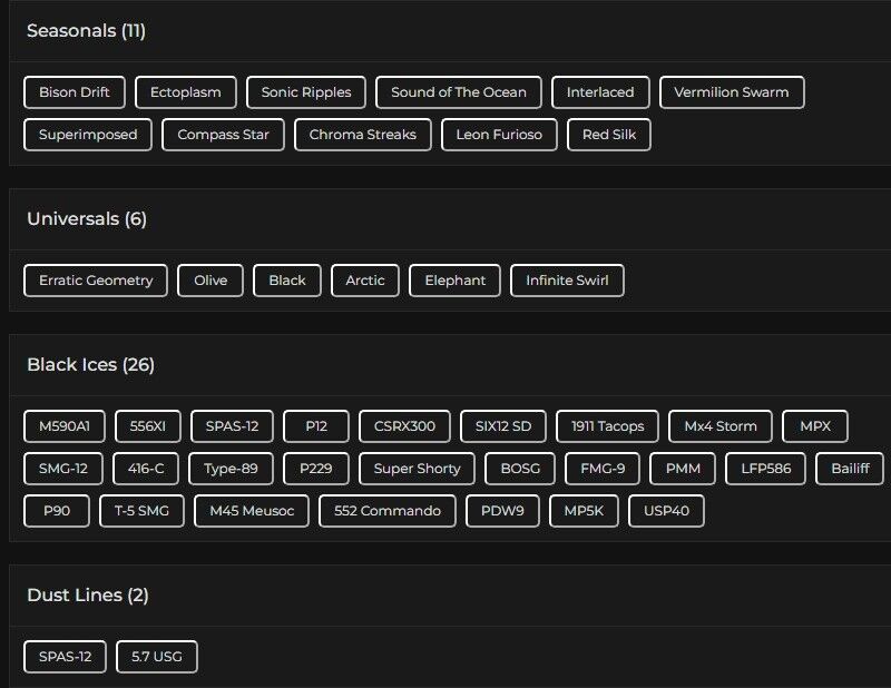 Level 170 | Silver | 26 Black Ice | 6 Universal | 7 Elite | 4 Pro League | #8828 Level 170 | Silver | 26 Black Ice | 6 Universal | 7 Elite | 4 Pro League | #8828