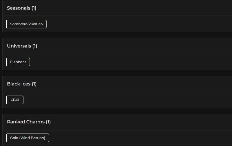 Level 78 | Gold | 1 Black Ice | 1 Universal | 1 Elite | #5073
