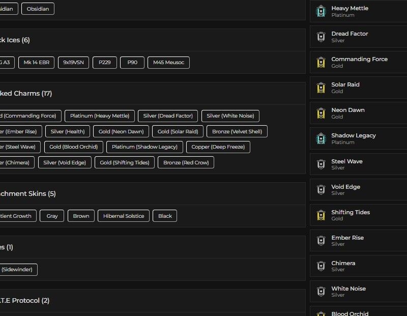 Level 143 | 2x Platinum | 6 Black Ice | 1 Elite | #5526 Level 143 | 2x Platinum | 6 Black Ice | 1 Elite | #5526