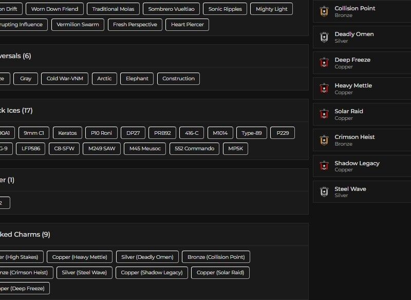 Level 148 | 3x Silver | 17 Black Ice | 6 Universal | #9626