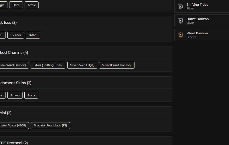 Level 155 | 3x Silver | 3 Black Ice | 3 Universal | #7324