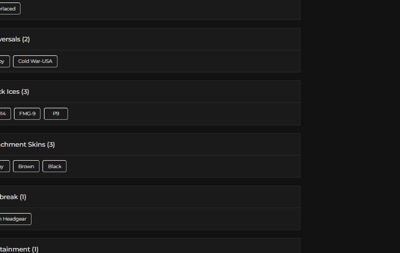 Level 88 | Ranked Ready | 3 Black Ice | 2 Universal | #1059