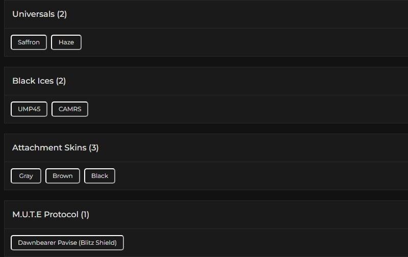 Level 73 | Ranked Ready | 2 Black Ice | 2 Universal | #4915